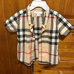 Burberry Button Up Signature Top